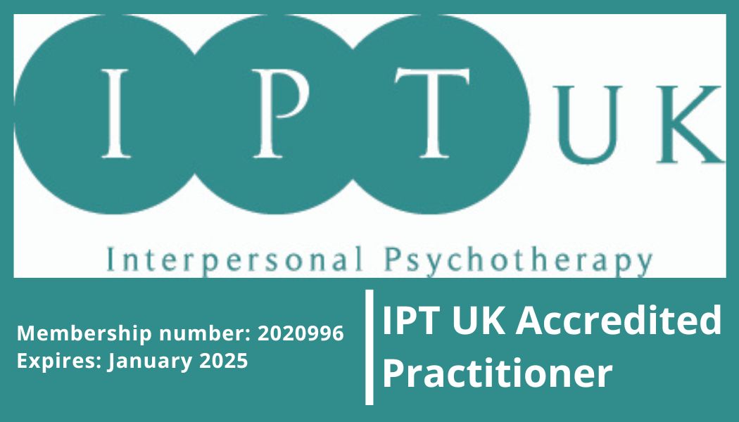 IPTuk Accredited Practitioner Logo Membership No: 2020996